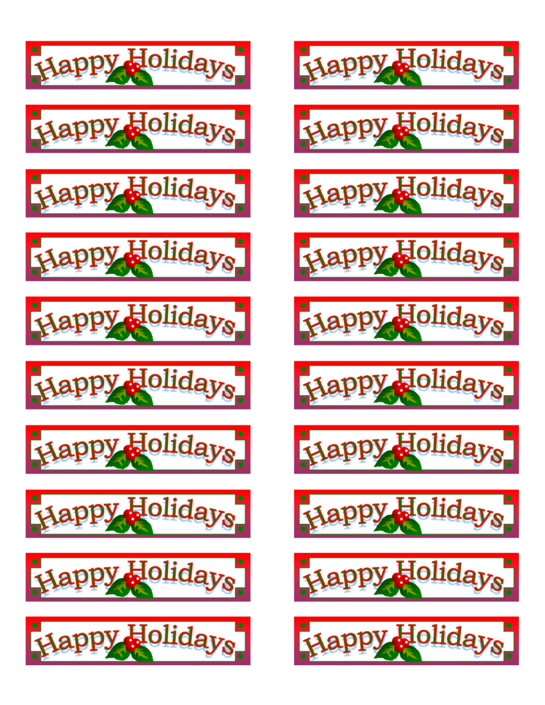 Avery 5160 Christmas Labels Templates Free Christmas Return Address Labels Christmas Address Labels Address Label Template