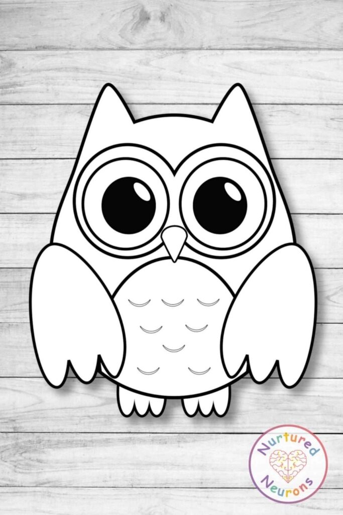 Cute Owl Template Printable