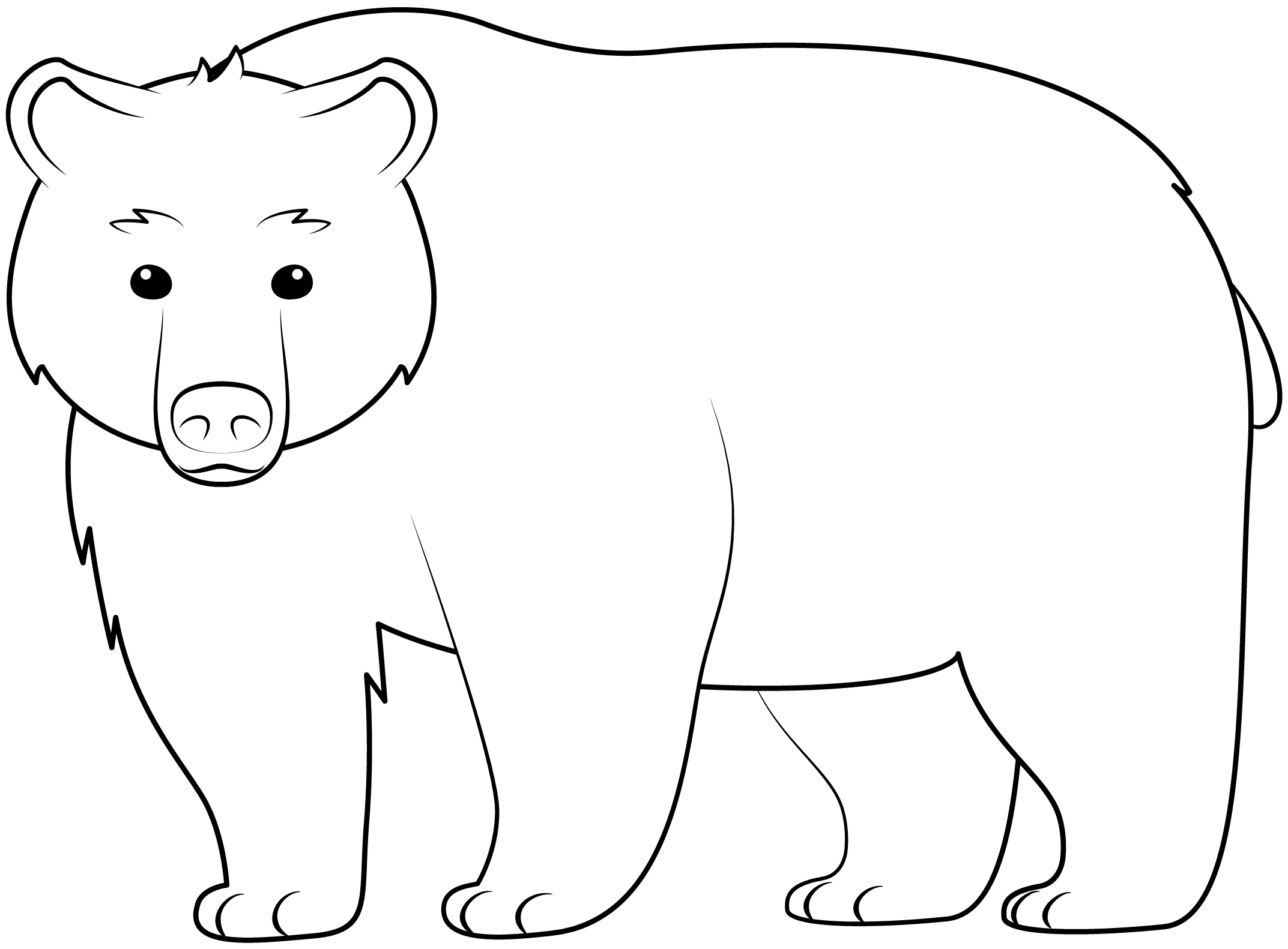 Bear Printable Template Free Printable Papercraft Templates