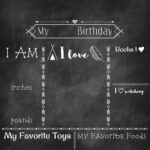 Birthday Poster Template FREE With Step by step Tutorial Chalkboard Poster Template Chalkboard Poster Birthday Chalkboard Template