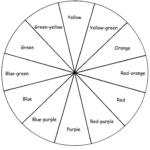 Blank Color Wheel Worksheet Color Wheel Worksheet Color Wheel Clipart Black And White
