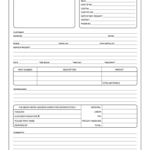 Blank Repair Order Fill Out Sign Online DocHub