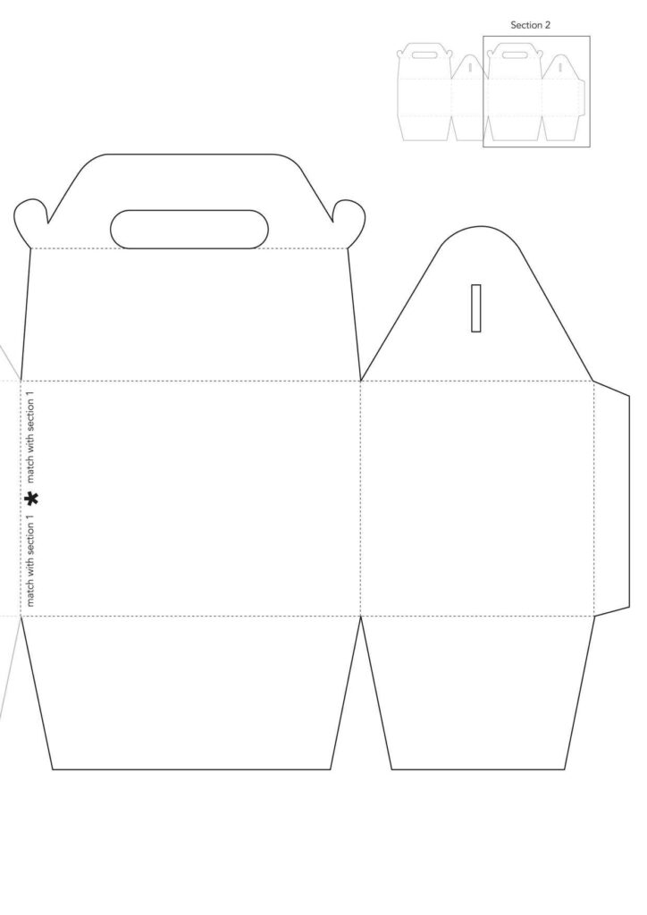 Paper Box Printable Template