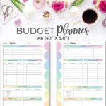 Budget Planner A6 Insert Printable A6 Printable Budget Etsy de