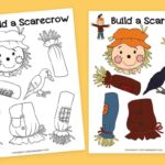 Build A Scarecrow Printable Fall Kids Activity Mrs Merry