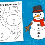 Build A Snowman Free Printable Activity Mrs Merry