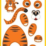 Build A Tiger Free Printable Paper Tiger Craft Template
