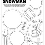 Build Your Own Snowman Free Printable Pjs And Paint