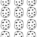 Chocolate Chip Cooke Printable Template