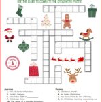 Christmas Crossword Puzzle Printable Thrifty Momma s Tips