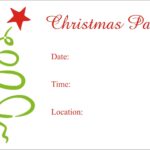 Christmas Party Free Printable Holiday Invitation Personalized Party Invites