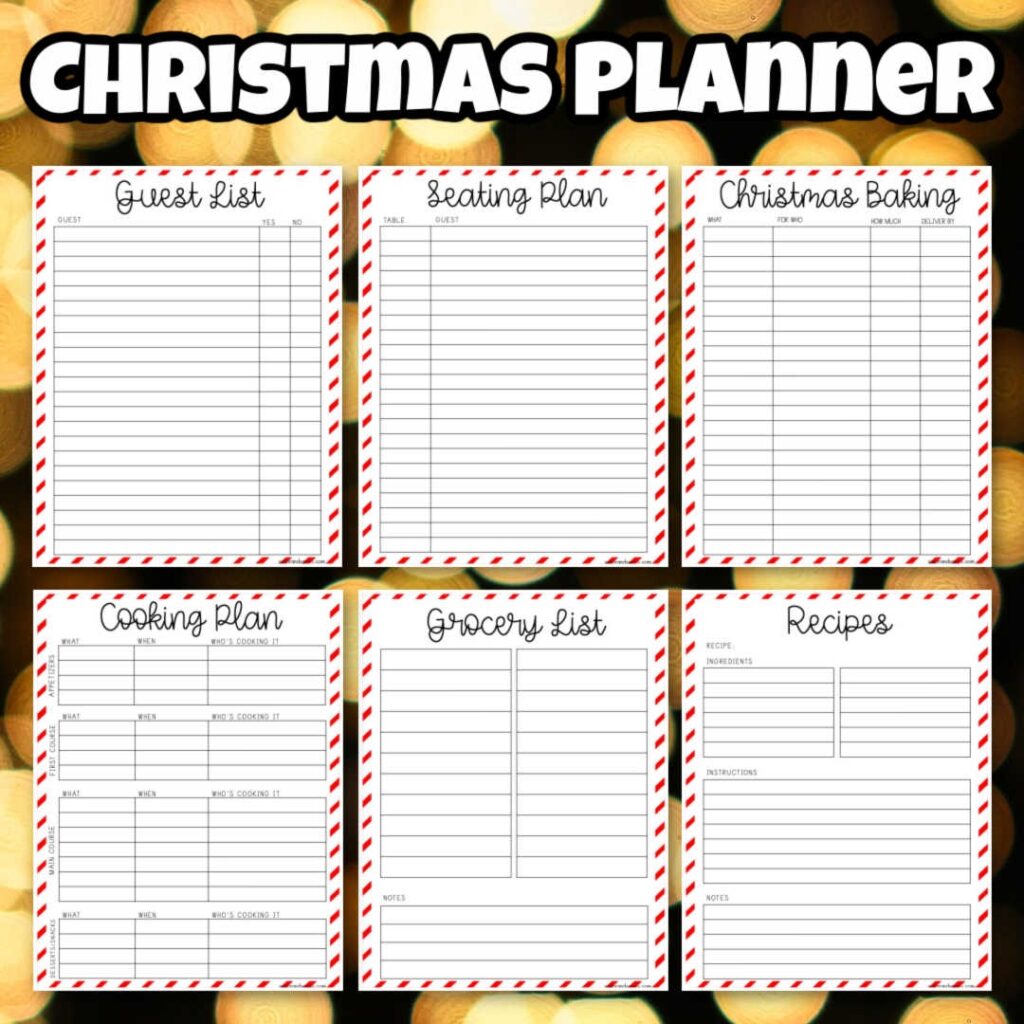 Free Printable Christmas Planner