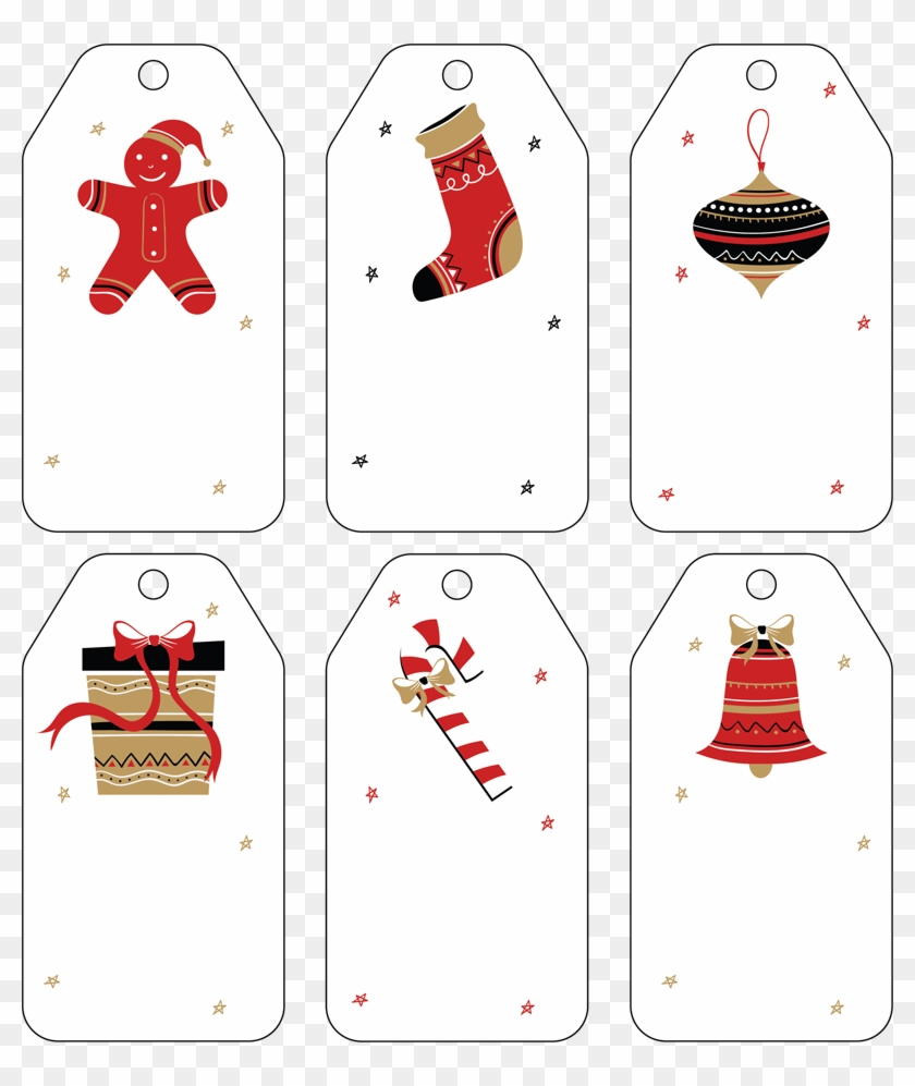 Free Printable Christmas Name Tags Template