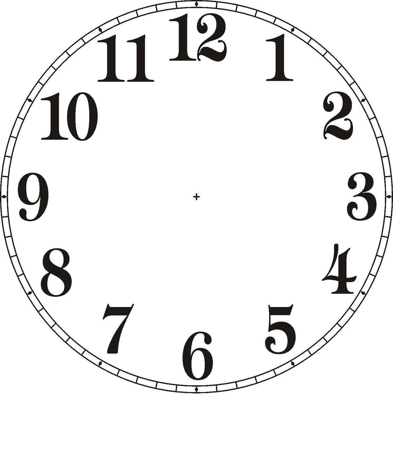 Clock Face Printable For Media Reading Clock Relojes De Pared N meros De Reloj Reloj