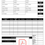 Commercial Invoice Template Download And Customize Invoice2go