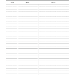 Communication Log World Of Printables