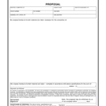 Contractor Proposal Template Fill Online Printable Fillable Blank PdfFiller