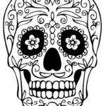 Cool Sugar Skull Coloring Pages PDF Ideas Coloringfolder Skull Coloring Pages Sugar Skull Drawing Coloring Pages