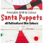 Cute Santa Finger Puppet With Printable Template Kids Craft Room