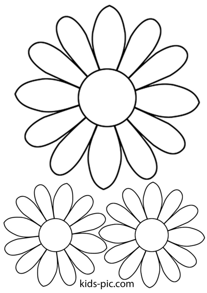 Daisy Template Printable