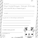 Dear Santa Letter Dear Santa Letter Christmas School Free Printable Santa Letters