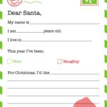 Dear Santa Letter Printables FREE Printabulls