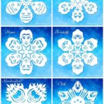 DIY Free 7 Frozen Snowflakes Templates From Anthony Herrera Designs These Are PDF Downloads The F Frozen Snowflake Snowflake Template Paper Snowflake Designs