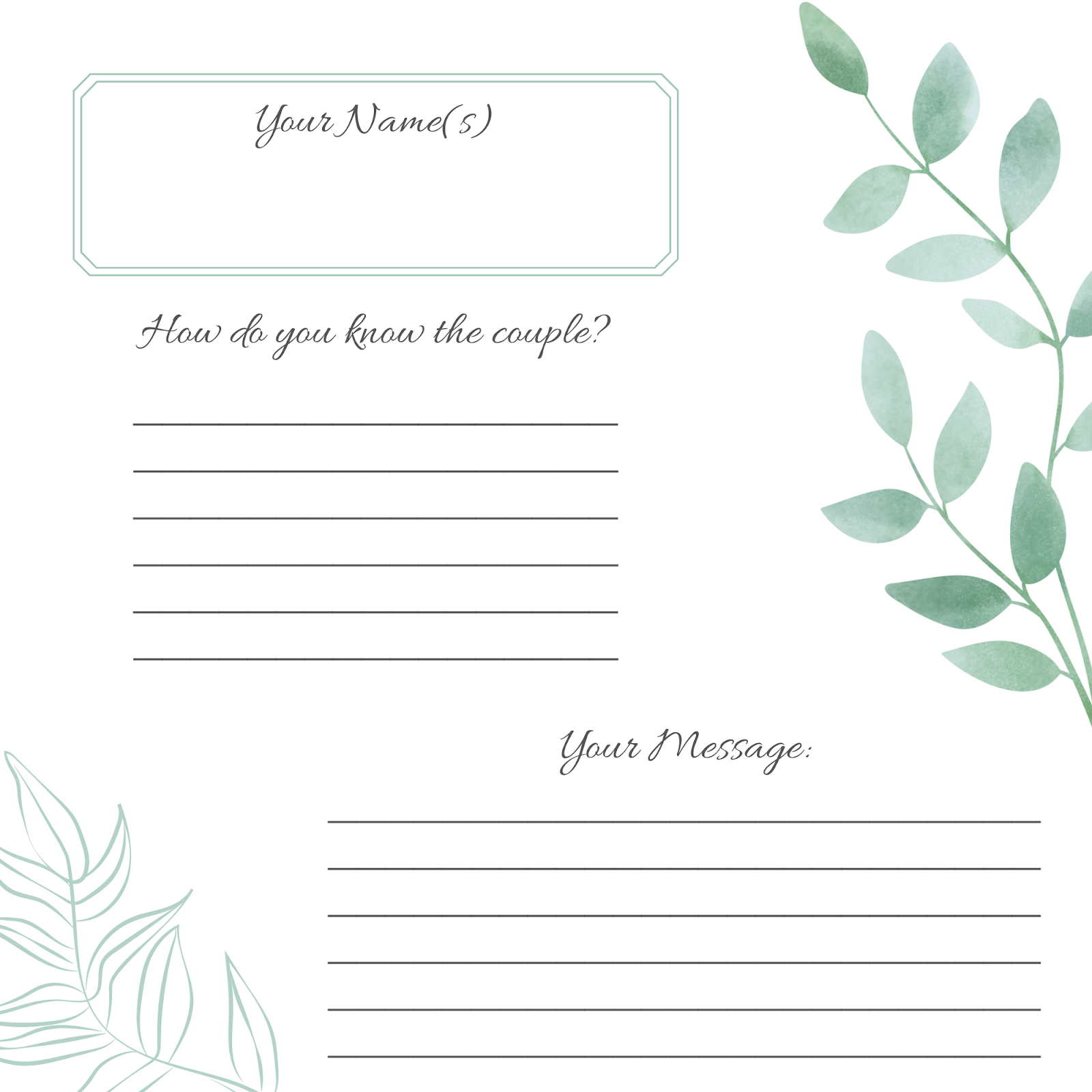 DIY Guest Book Templates Zola Expert Wedding Advice