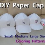 DIY Paper Cap Paper Hat Wearable Hat Coloring Hat Baseball Etsy