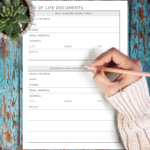 Download Printable End Of Life Documents PDF