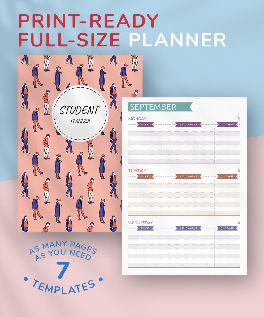 Free Printable Student Planner Pdf