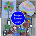 East Coast Mommy Simple Summer Crafts with Free Printable Templates