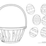 Easter Basket Template Easter Basket Clipart Easter Craft