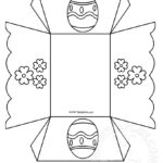 Easter Egg Basket Template Easter Template