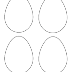 Easter Eggs Templates And Coloring Pages
