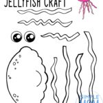 Easy DiY Jellyfish Craft With Free Jellyfish Template Jellyfish Craft Ocean Animal Crafts Animal Crafts For Kids