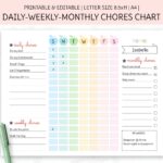 EDITABLE Kids To Do List Printable Template Weekly Chores Etsy de
