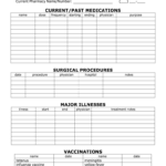 Editable Medical History Form Fill Out Sign Online DocHub