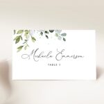 Editable Wedding Place Cards Template Avery Wedding Name Etsy de