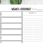 EDITABLE Weekly Meal Plan Meal Plan Template Meal Plan Etsy de