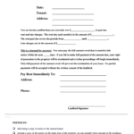 Eviction Letter Template Fill Online Printable Fillable Blank PdfFiller