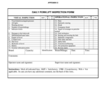 Forklift Inspection Form Fill Online Printable Fillable Blank PdfFiller