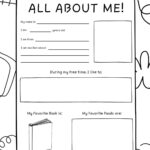Free And Printable All About Me Worksheet Templates Canva