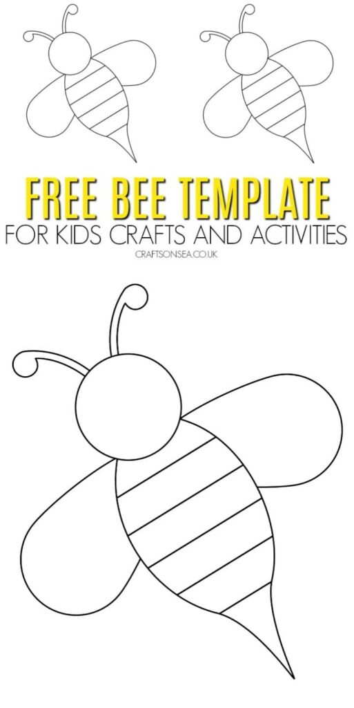 Cut Out Bee Template Printable