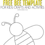 FREE Bee Template Printable PDF Crafts On Sea