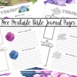 Free Bible Journaling Printables Including One You Can Color