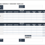 Free Biweekly Timesheet Templates Smartsheet