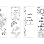 Free Christian Bookmarks To Print And Color Bible Bookmark Free Printable Bookmarks Coloring Bookmarks