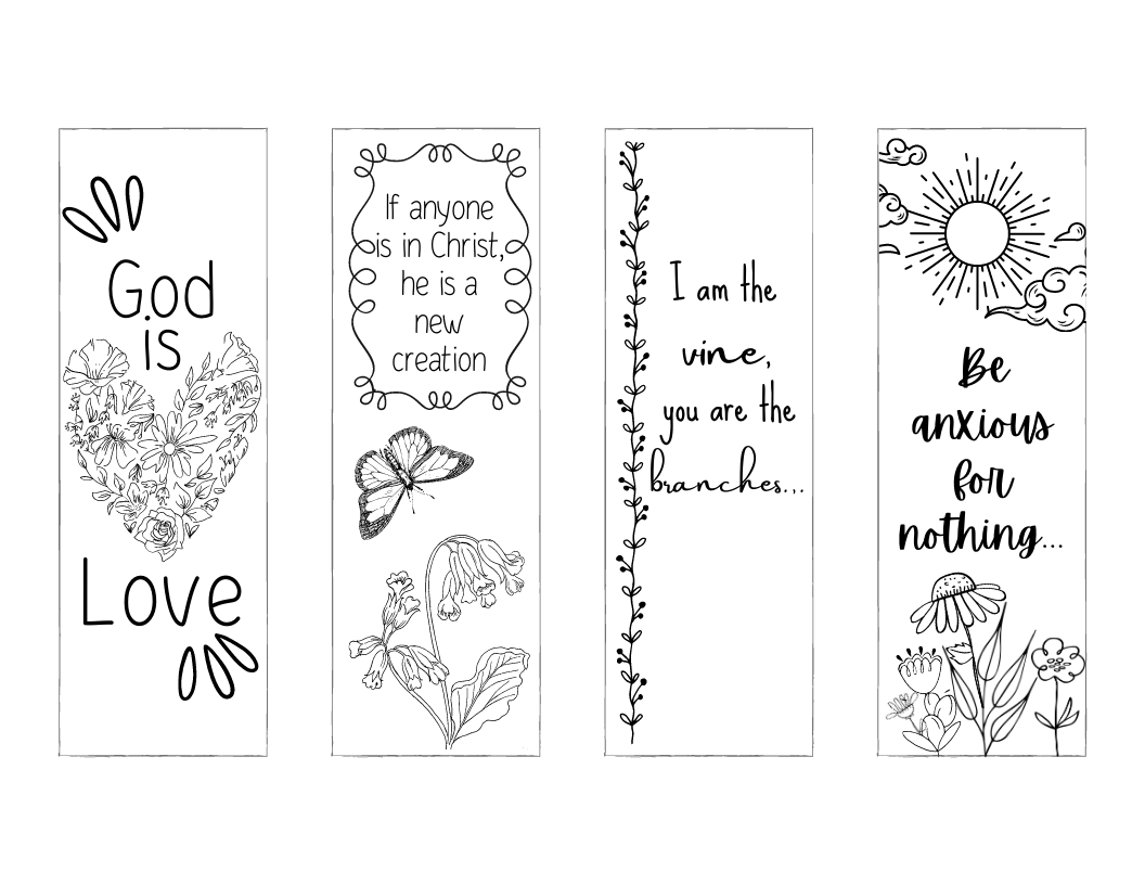 Free Christian Bookmarks To Print And Color Bible Bookmark Free Printable Bookmarks Coloring Bookmarks