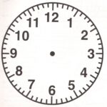 Free Clock Faces Printable Blank Clock Faces Blank Clock Clock Template
